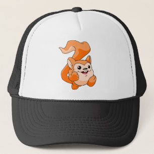 Meerca orange truckerkeps