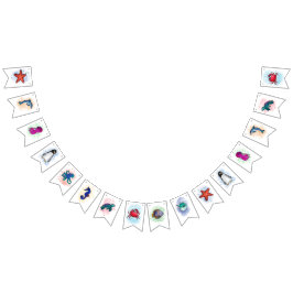 Meerestiere Party Deko Vimplar