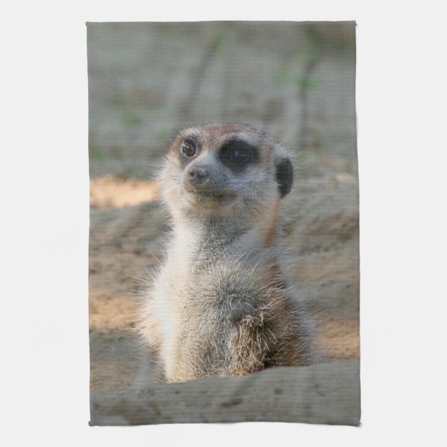Meerkat 004 kökshandduk (Vertikal)