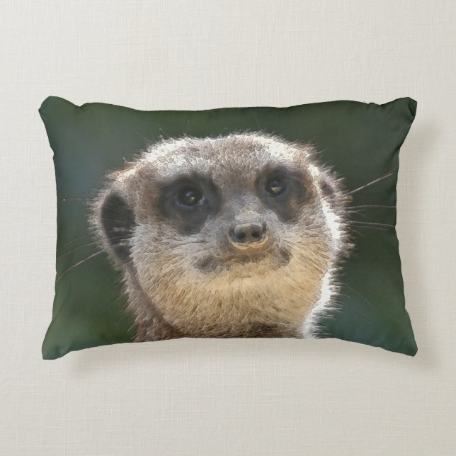 Meerkat 068 prydnadskudde (Framsidan)