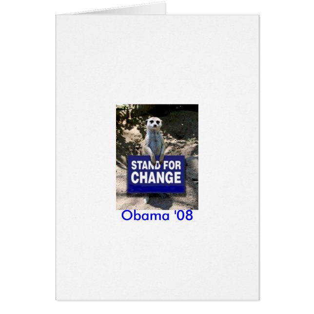 Meerkat 4 Obama OBS Kort (Framsidan)