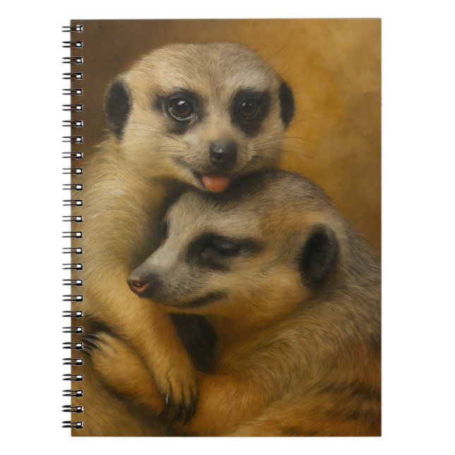 Meerkat-affektion Anteckningsbok (Framsidan)