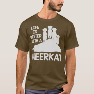 Meerkat Älskare Gift Zoo Animals Meerkat T Shirt