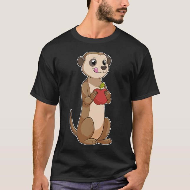 Meerkat Apple T Shirt (Framsida)