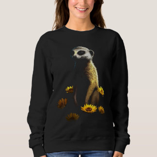 Meerkat Artwork  Animal Flowers Animal Meerkat T Shirt