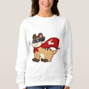 Meerkat as Hero med Mask T Shirt