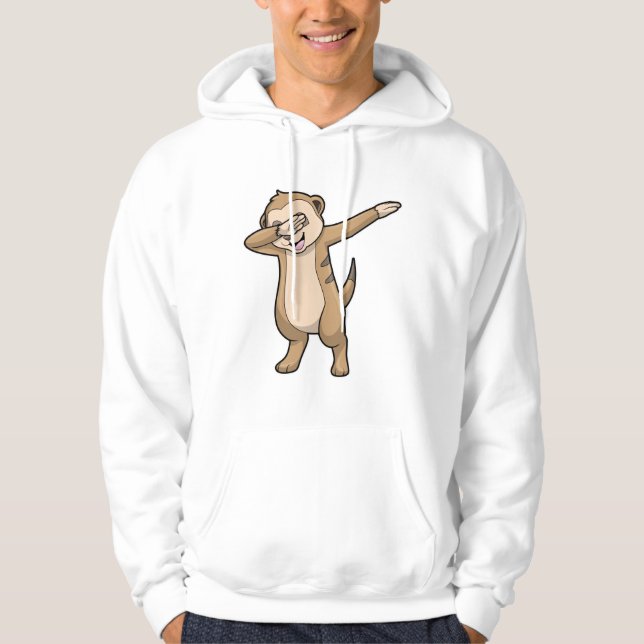 Meerkat as Hip hop Dance Dab Hoodie (Framsida)