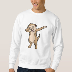 Meerkat as Hip hop Dance Dab Lång Ärmad Tröja