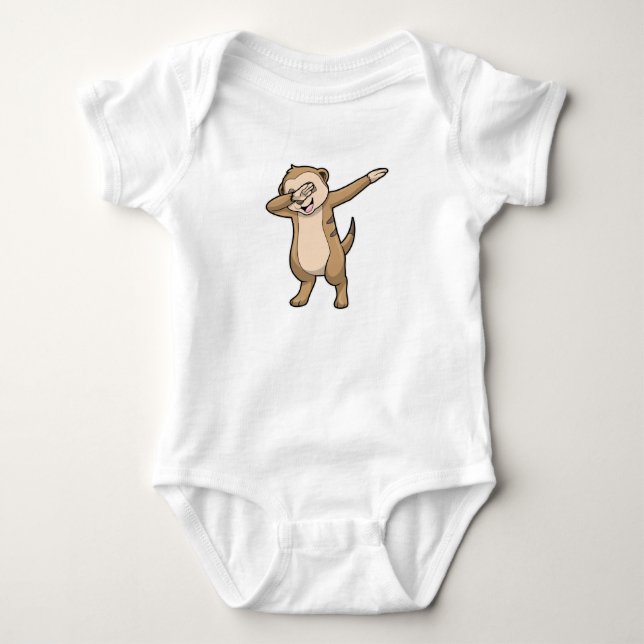 Meerkat as Hip hop Dance Dab T Shirt (Framsida)