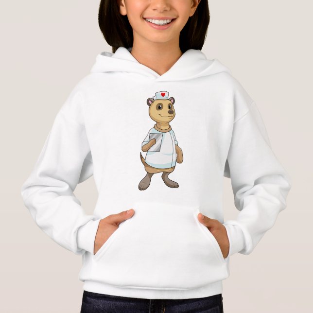 Meerkat as Nurse with Heart T Shirt (Framsida)