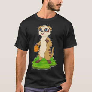 Meerkat Basketball-spelare Basketball T Shirt
