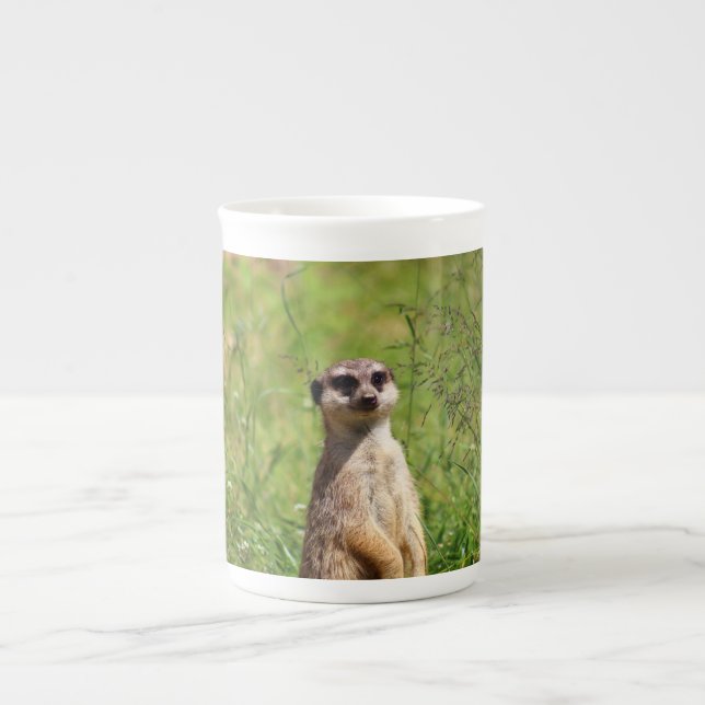 Meerkat Benporslin Mugg (Framsidan)