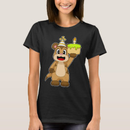Meerkat Birthday Candle Cake T Shirt