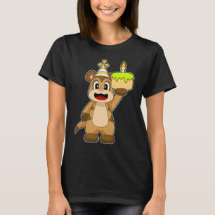 Meerkat Birthday Candle Cake T Shirt
