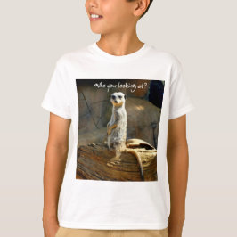 Meerkat blidkar T-tröja T-shirt