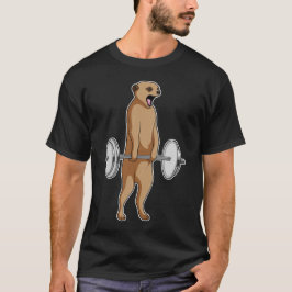 Meerkat Bodybuilding Dumbbells T Shirt