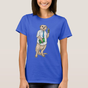 Meerkat Chemistry Teacher Test tub T Shirt