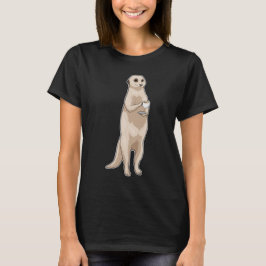 Meerkat Coffee Kopp T Shirt