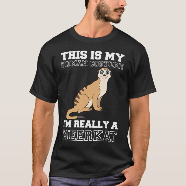 Meerkat Costume T Shirt (Framsida)