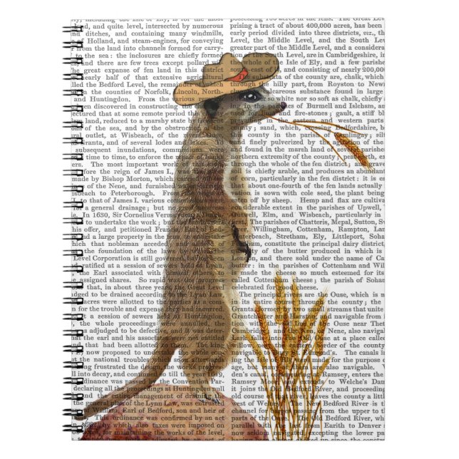 Meerkat Cowboy Anteckningsbok Med Spiral (Framsidan)