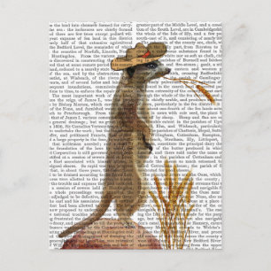 Meerkat Cowboy Vykort