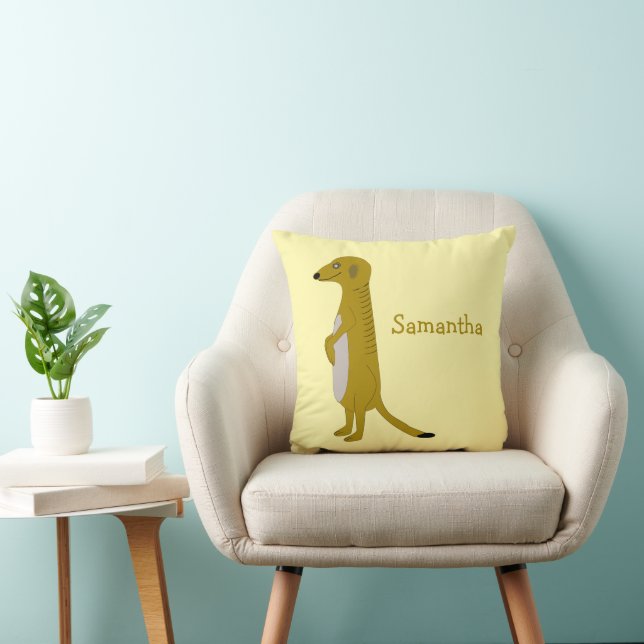 Meerkat Design Personalised Kudde (Stol)