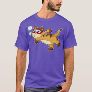 Meerkat Diver Swimming goggles T Shirt