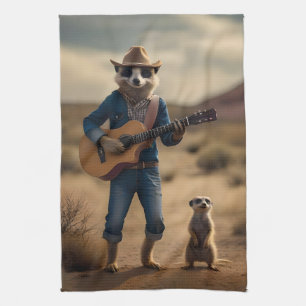 Meerkat Duet: Strumming Together in Harmony, Kökshandduk