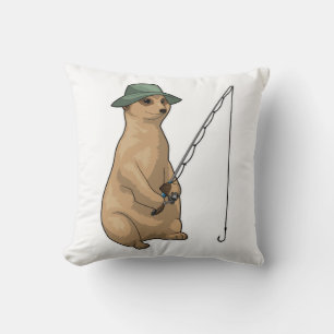 Meerkat Fishing Fisher Fishing Rod Kudde