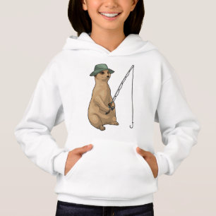 Meerkat Fishing Fisher Fishing Rod T Shirt