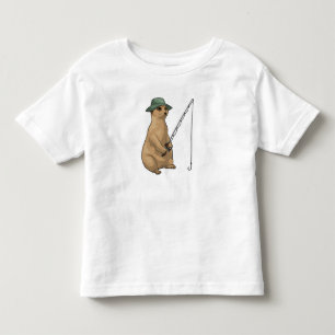 Meerkat Fishing Fisher Fishing Rod T Shirt