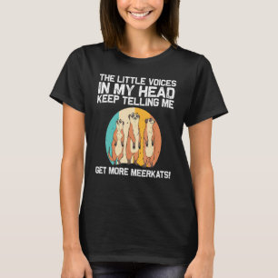 Meerkat För manar Women Retro Wildlife Zoo Animal T Shirt