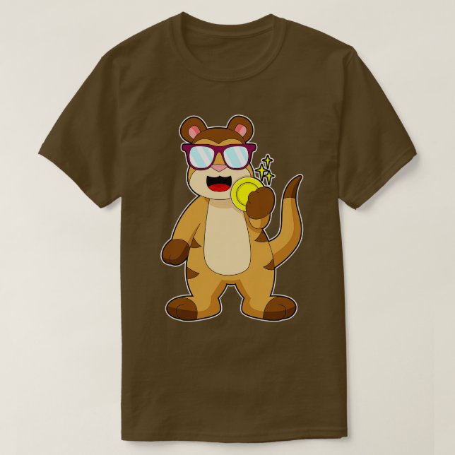 Meerkat Guld mynt T Shirt (Design framsida)