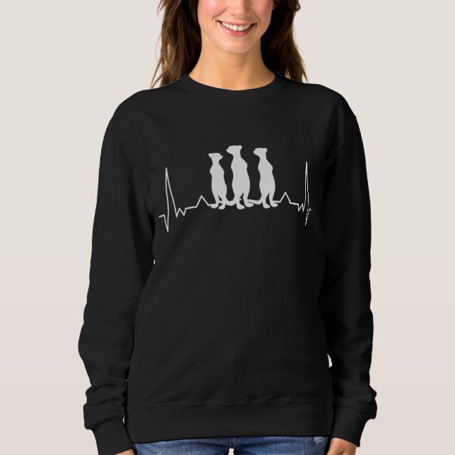Meerkat Heartslag 2 T Shirt (Framsida)