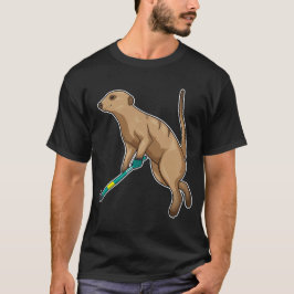 Meerkat Hockey Hockey stick T Shirt