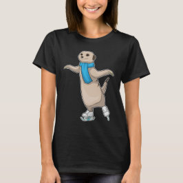 Meerkat Ice-skridskor T Shirt