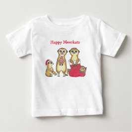 Meerkat jul Helgdag Baby T-Shirt