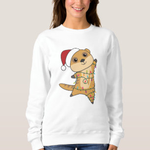 Meerkat jul Snö Winter Animals T Shirt