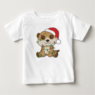 Meerkat jul Winter Animals Helgdag Meerkats T Shirt