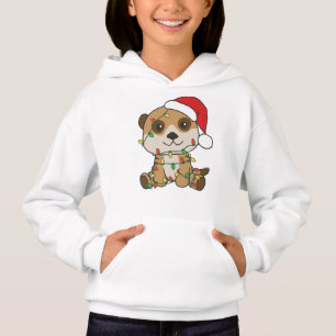 Meerkat jul Winter Animals Helgdag Meerkats T Shirt