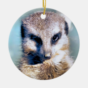 MEERKAT JULGRANSPRYDNAD KERAMIK