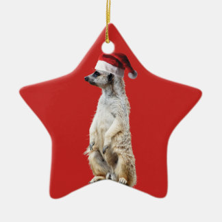 Meerkat Jultomten Julgransprydnad Keramik