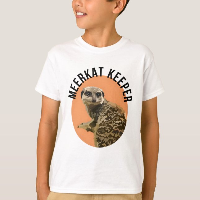 Meerkat Keeper T Shirt (Framsida)