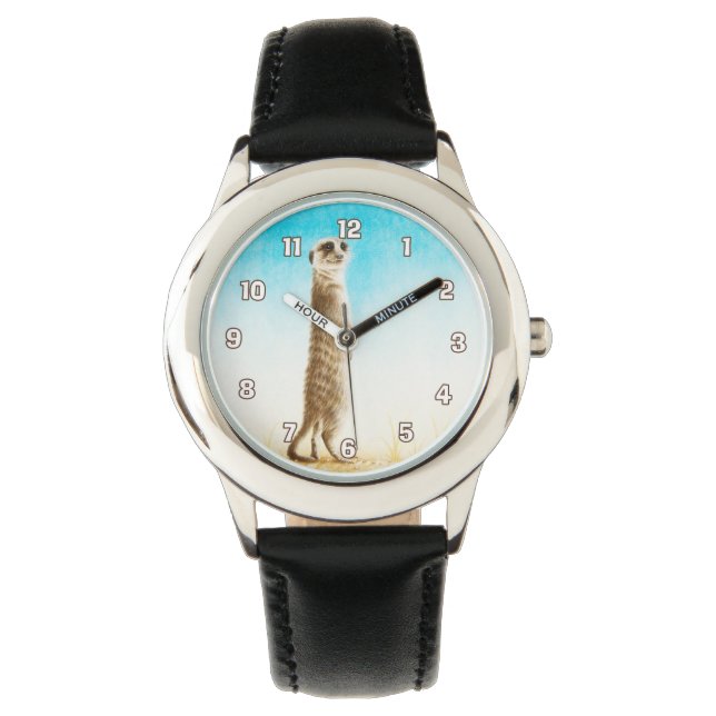 Meerkat Kids Watch Armbandsur (Framsida)