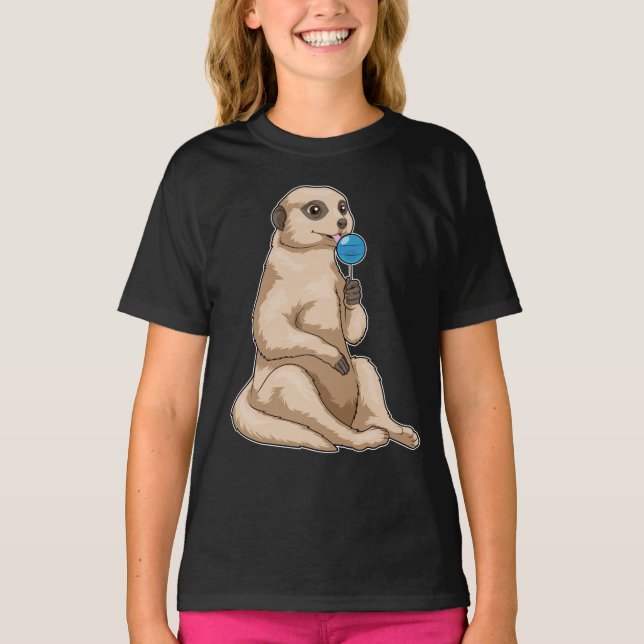 Meerkat Lollipop T Shirt (Framsida)