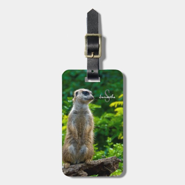 Meerkat Luggage tag Bagagebricka (Vertikal Framsida)