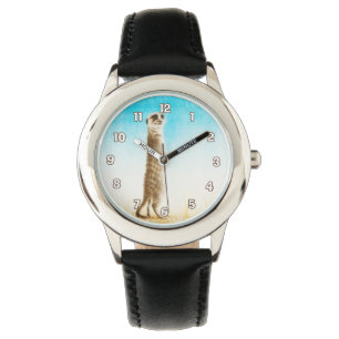 Meerkat lurar klockan armbandsur