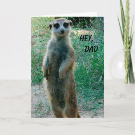 Meerkat Lycklig Fars dag Kort