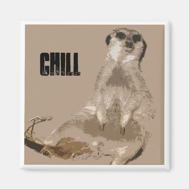 meerkat magnet (Framsidan)