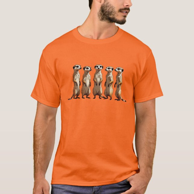 Meerkat Majesty Desert Guardians T Shirt (Framsida)